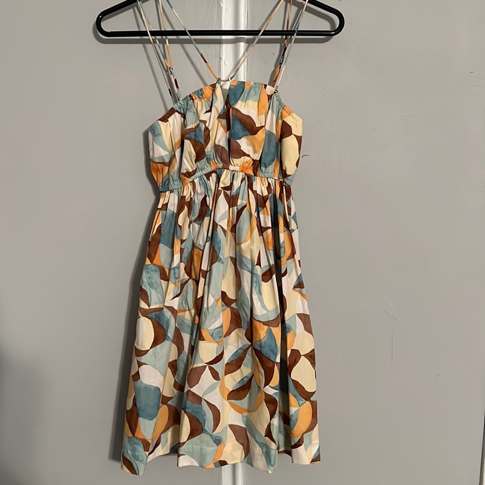 Abercrombie multicolor mini sleeveless dress